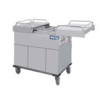 Bain marie mobil cu dulap si capac..