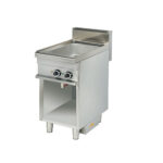 Bainmarie electric cu 1 bazin pe suport neutru deschis