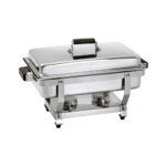 Chafing dish inox cu manere din plastic