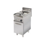 Friteuza electrica cu 1 cuva pe suport neutru inchis horeca