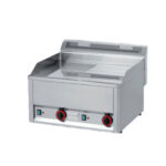 Gratar de banc cromat 1:2 lis si 1:2 striat electric horeca