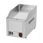 Gratar de banc electric simplu striat cromat horeca