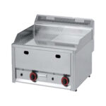 Gratar de banc gaz cromat 1:2 lis si 1:2 striat horeca