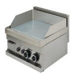 Grill dublu de banc cu suprafata cromata