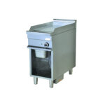 Grill electric simplu pe suport cu suprafata cromata lisa horeca