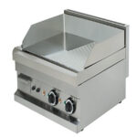 Grill electric suprapozabil dublu cu suprafata cromata