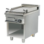Grill simplu cu roca vulcanica si suport deschis
