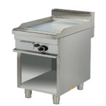 Grill simplu cu suprafata cromata lisa si suport deschis