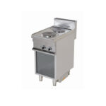 Masina de gatit electrica cu 2 plite patrate si suport horeca
