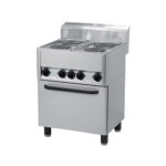 Masina de gatit electrica cu 5 plite si cuptor horeca