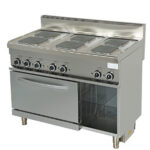 Masina de gatit electrica cu 6 plite patrate si cuptor