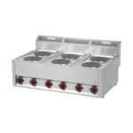 Masina de gatit electrica de banc cu 6 plite 380V horeca
