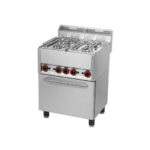 Masina gatit gaz 4 ochiuri 13,2Kw si cuptor electric horeca
