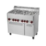 Masina gatit gaz 6 ochiuri 19,8Kw si cuptor electric
