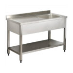 Spalator inox 1 cuva dreapta si picurator
