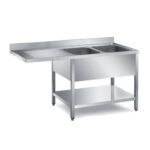 Spalator inox 2 cuve dreapta si picurator