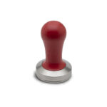 Tamper inox cu maner lemn .