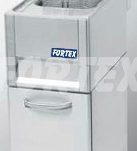 Friteuza electrica cu 1 cuva pe suport inchis