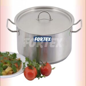 Oala inox cu capac 44Lt adancime medie